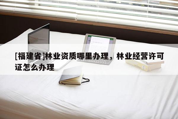 [福建省]林業資質哪里辦理，林業經營許可證怎么辦理